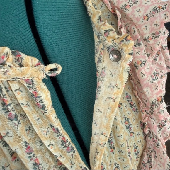 Rebecca Taylor La Vie Floral Color Block blouse Small - Picture 6 of 8